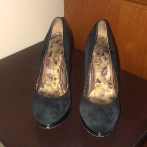 Sam Edelman Black Suede Shoes